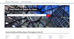 Desktop Screenshot of medicalofficespace.us