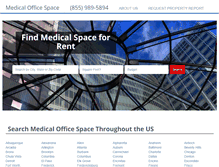 Tablet Screenshot of medicalofficespace.us